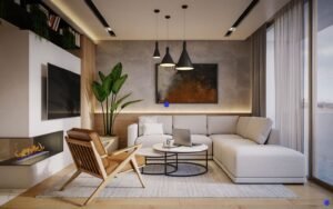 Coastal living room Style