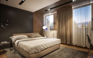 Scandinavian Bedroom interior