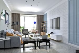 Traditional living room interior