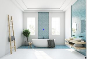 Beach style bathroom design
